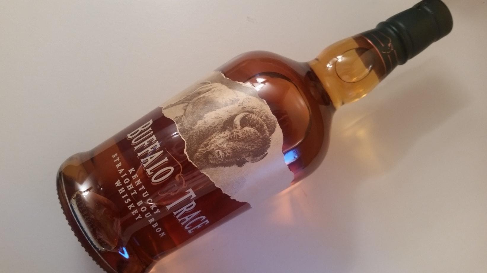 A bottle of Buffalo Trace