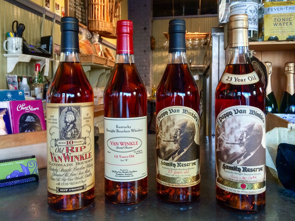 old rip van winkle 10 year bourbon stores